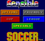 Sensible Soccer (Europe) Title Screen